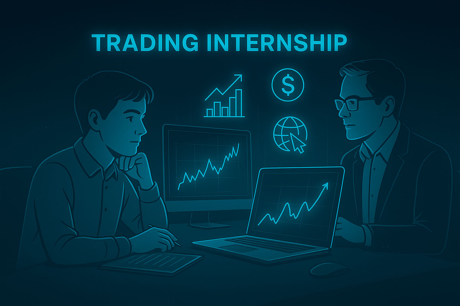 کار با نمودارها و پوزیشن‌های معاملاتی